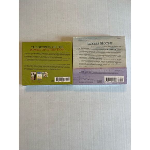 Wayne Dyer Lot of 2 cd sets Excuses Be Gone‎ A52 - Picture 2 of 2